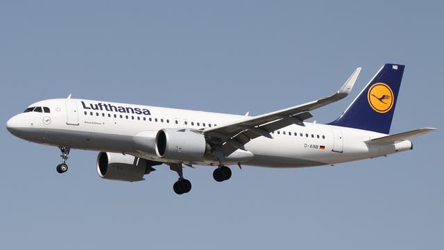 D-AINB:Airbus A320:Lufthansa